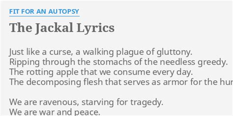 lyrapcitysubFollow us on Spotify httpsspoti. . The jackal lyrics